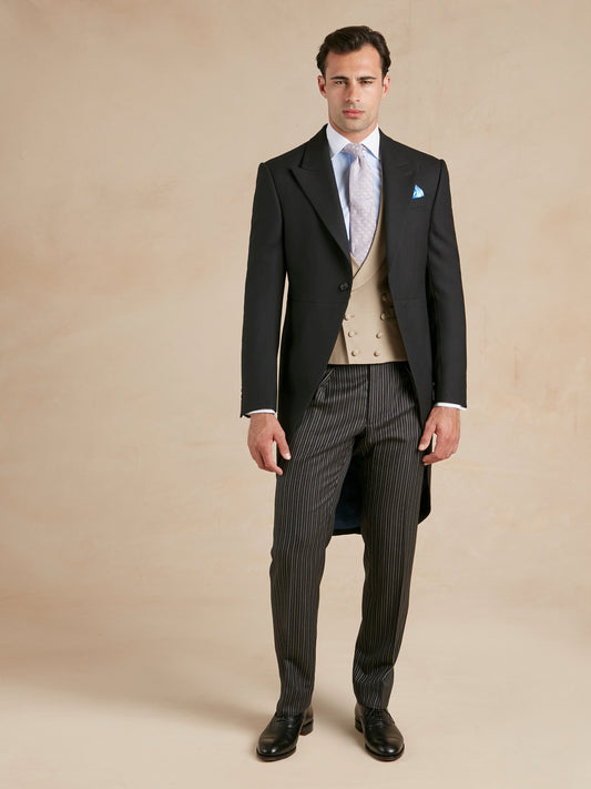 Morning Suit Three Piece Hire with Double Breasted Waistcoat