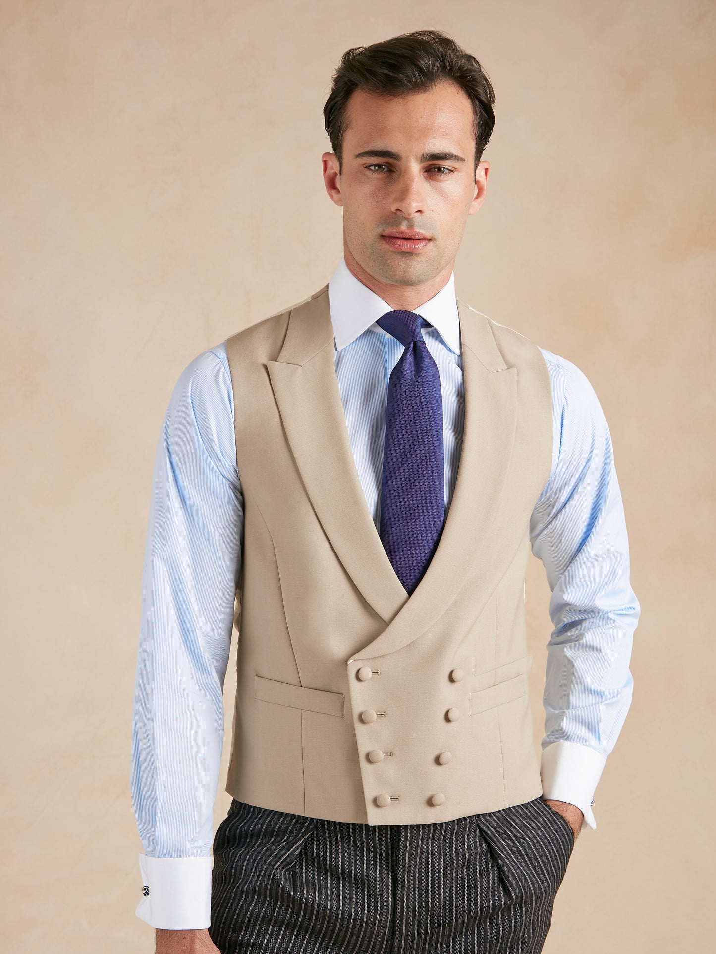 Double Breasted Morning Waistcoat Hire