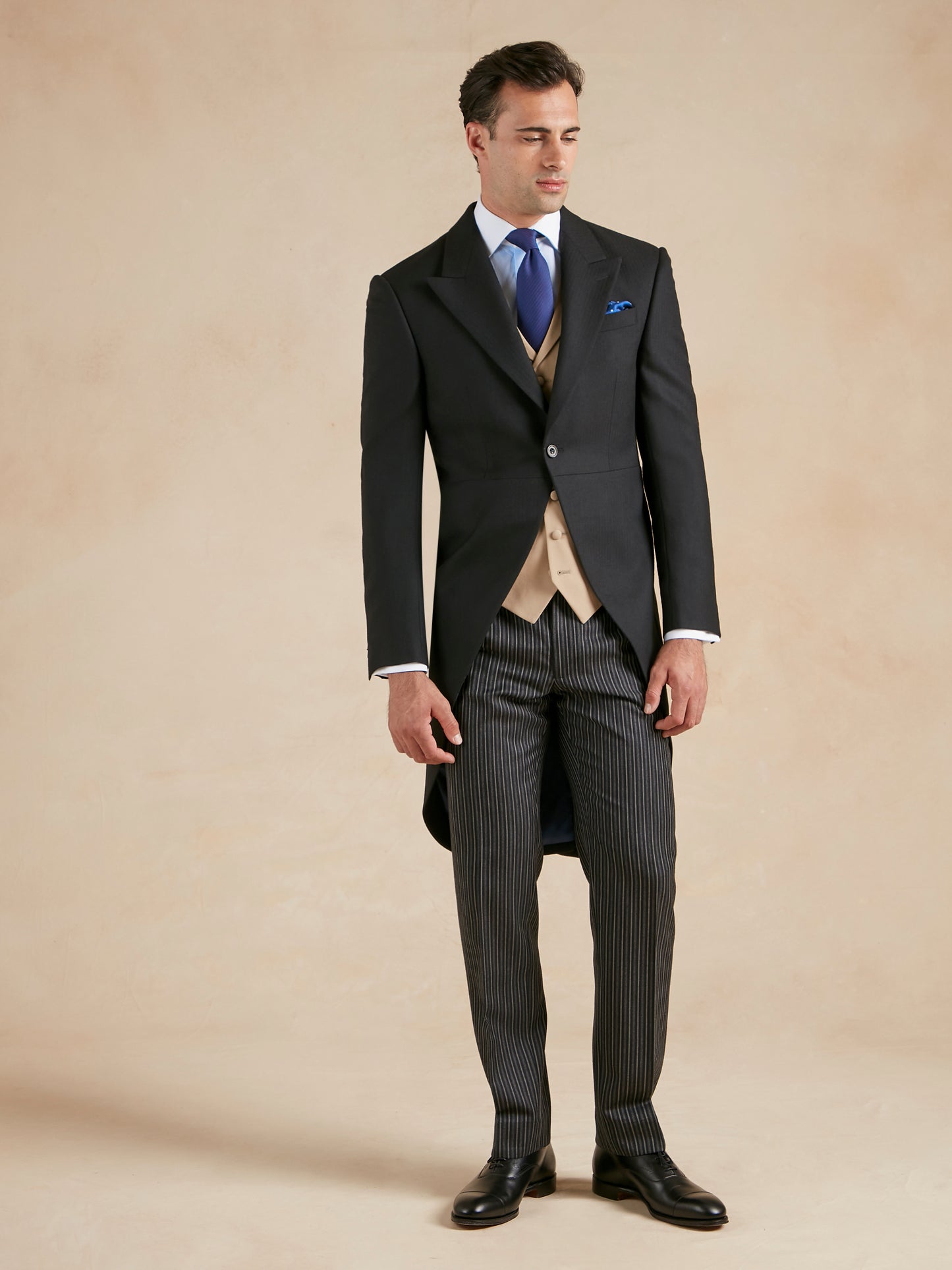 Morning Suit Three Piece Hire with Single Breasted Waistcoat