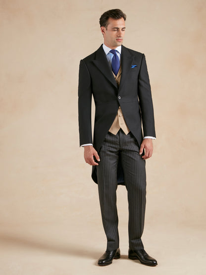 Morning Suit Three Piece Hire with Single Breasted Waistcoat