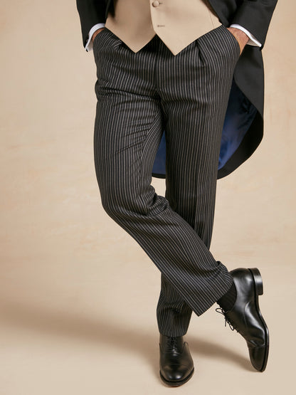 Morning Suit Three Piece Hire with Single Breasted Waistcoat