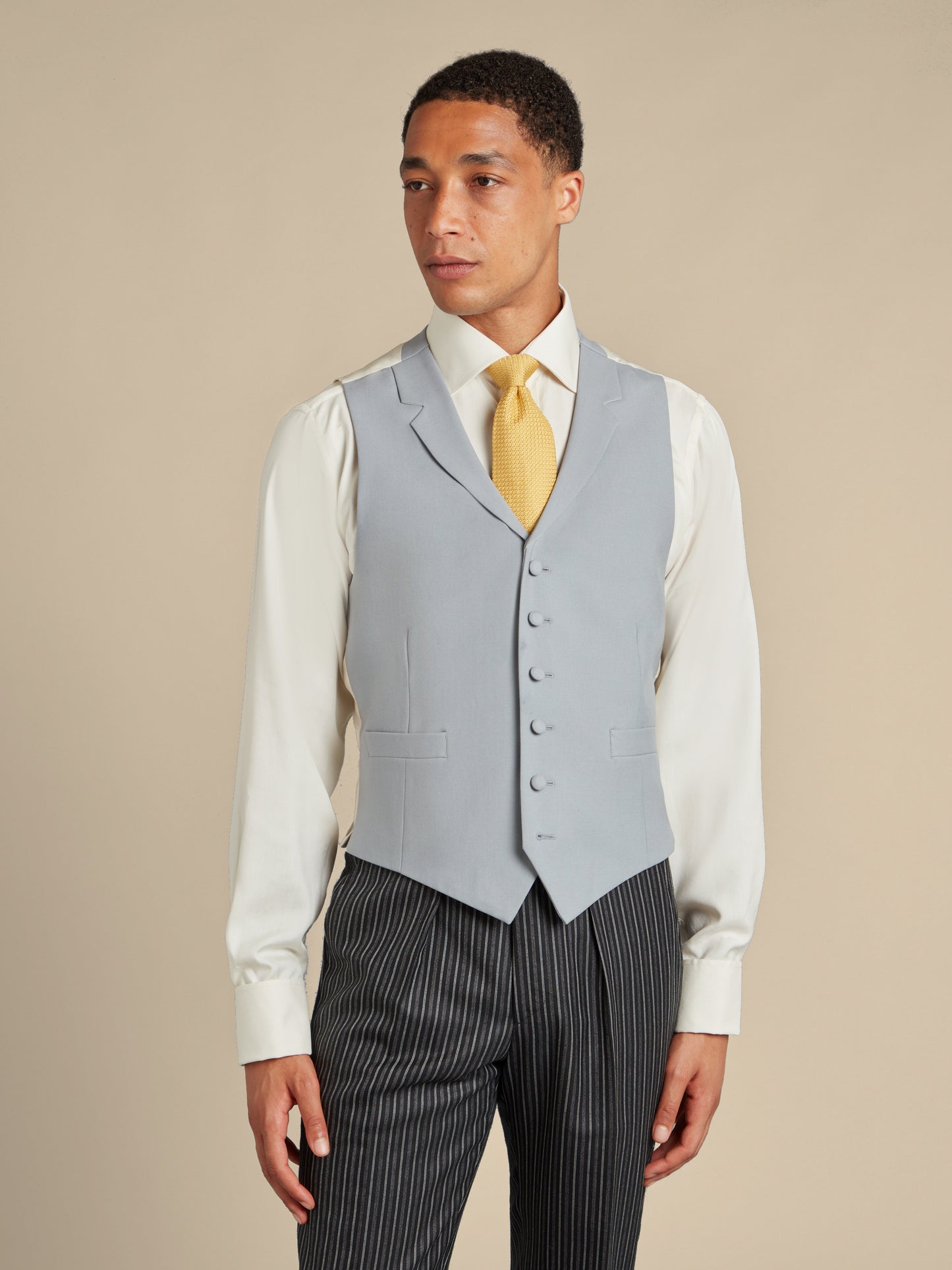 Morning Suit Three Piece Hire with Single Breasted Waistcoat